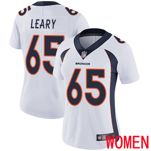 Women Denver Broncos #65 Ronald Leary White Vapor Untouchable Limited Player Football NFL Jersey